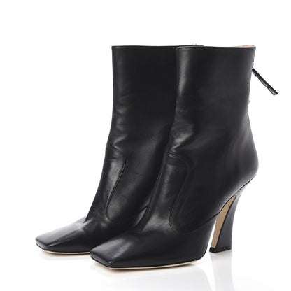 Fendi Lambskin FFreedom High Heel Ankle Boots 39 Black 3 of 7