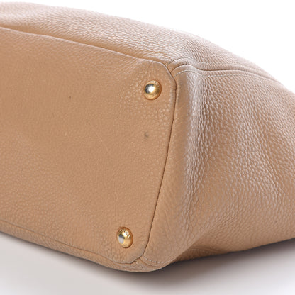 Prada Vitello Daino Side Pocket Tote Sughero 11 of 11