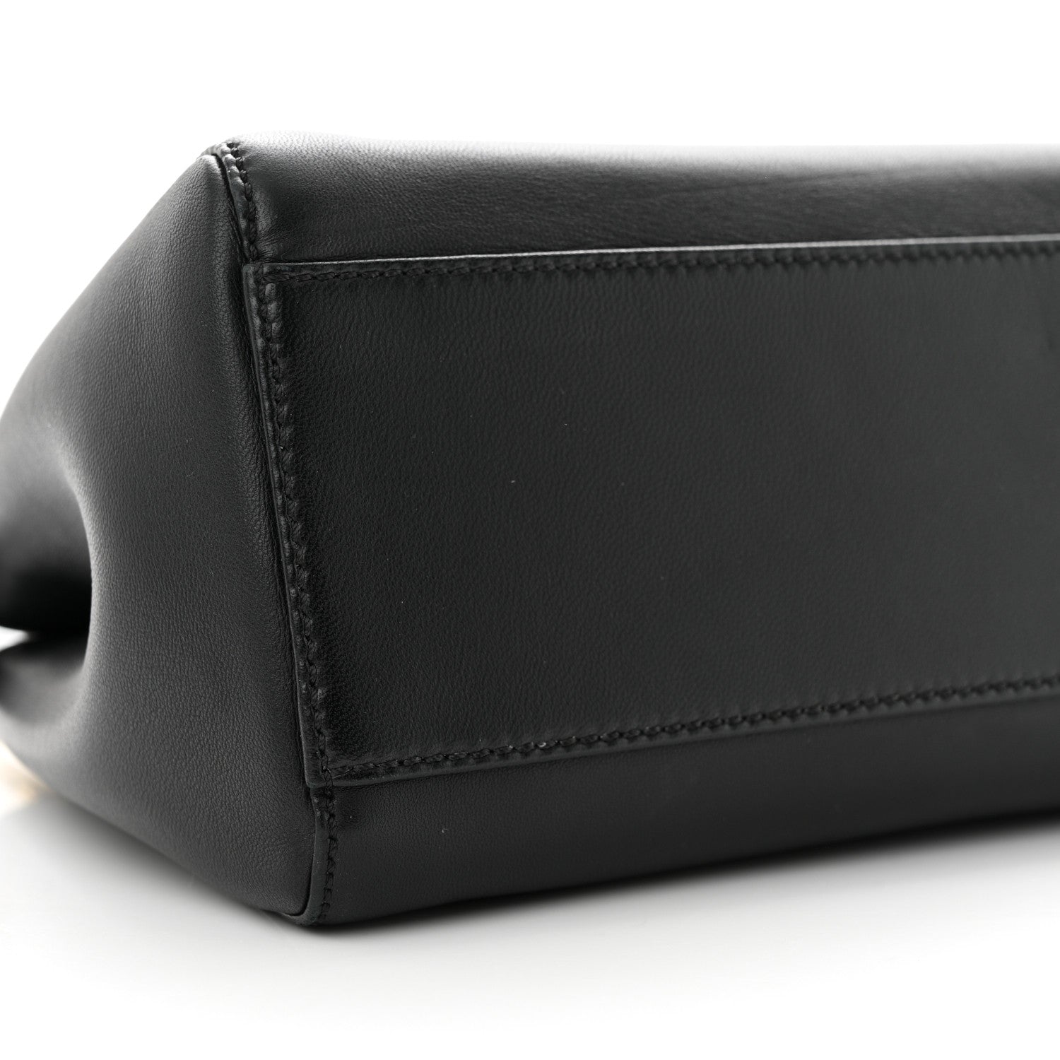 Fendi Nappa Mini Peekaboo Iconic Satchel Black 8 of 9