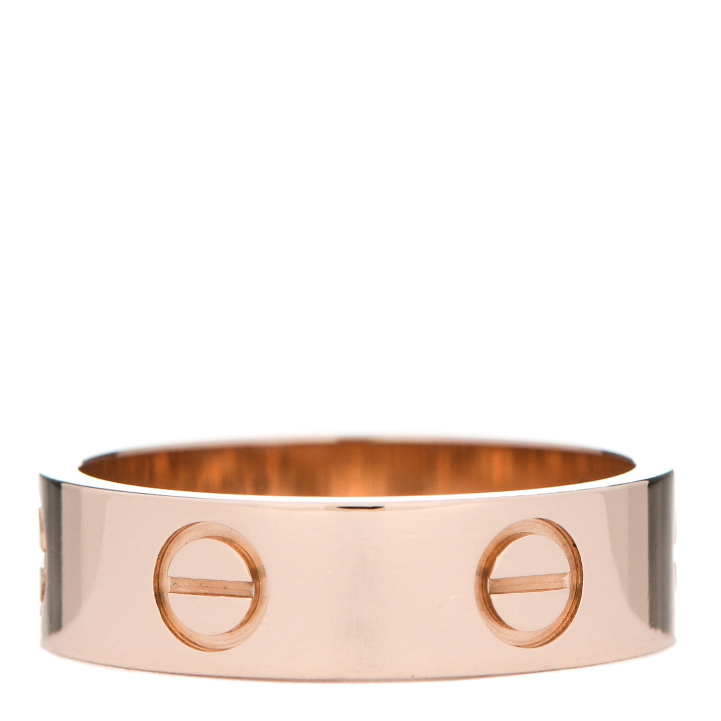 18K Pink Gold 5.5mm LOVE Ring 54 6.75