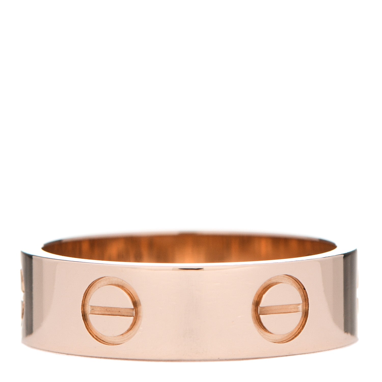 Cartier 18K Pink Gold 5.5mm LOVE Ring 54 6.75 3 of 5