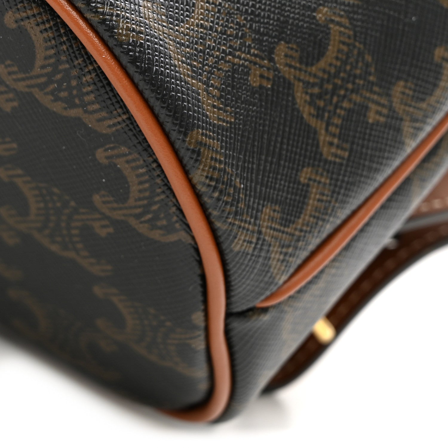 Celine Triomphe Canvas Calfskin Mini Folco Backpack Tan 9 of 9