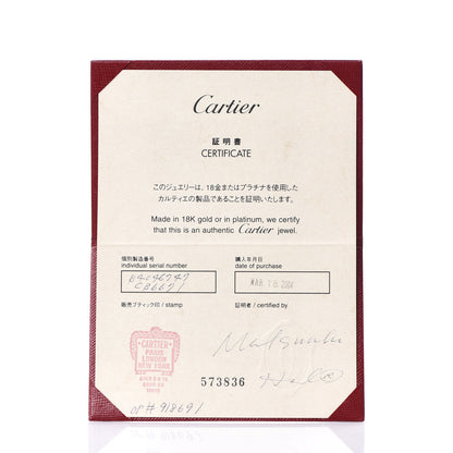 Cartier Platinum 1 Diamond 5.5mm LOVE Ring 47 4 5 of 6