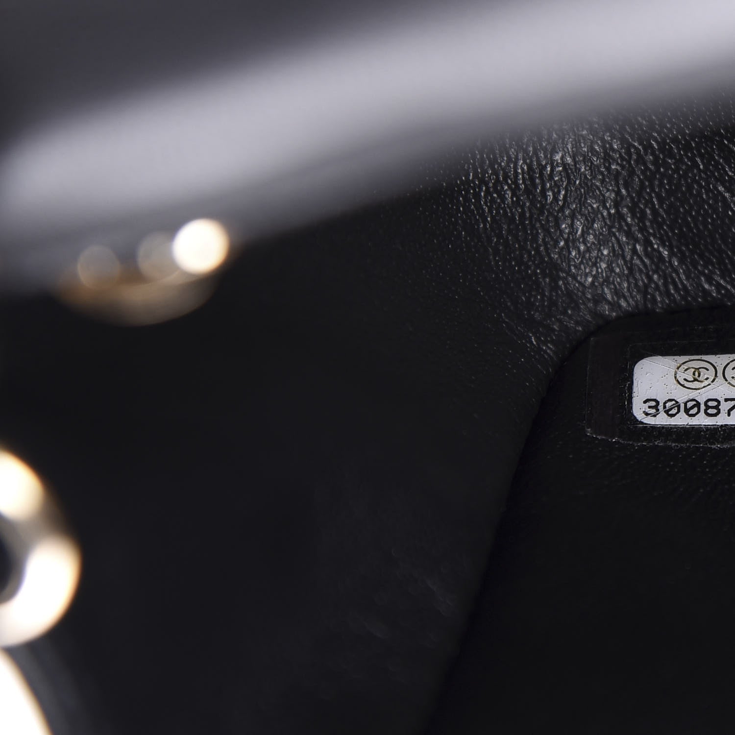 Chanel Lambskin Quilted Mini Rectangular Flap Black 9 of 11