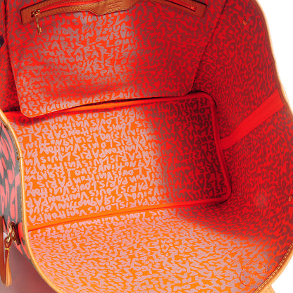 Louis Vuitton Monogram Graffiti Neverfull GM Orange 5 of 7