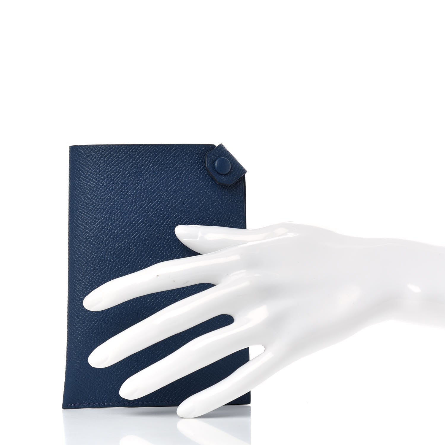 Hermes Epsom Tarmac PM Passport Holder Deep Blue 2 of 6