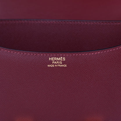 Hermes Grained Monsieur Constance 24 Rouge H 6 of 11