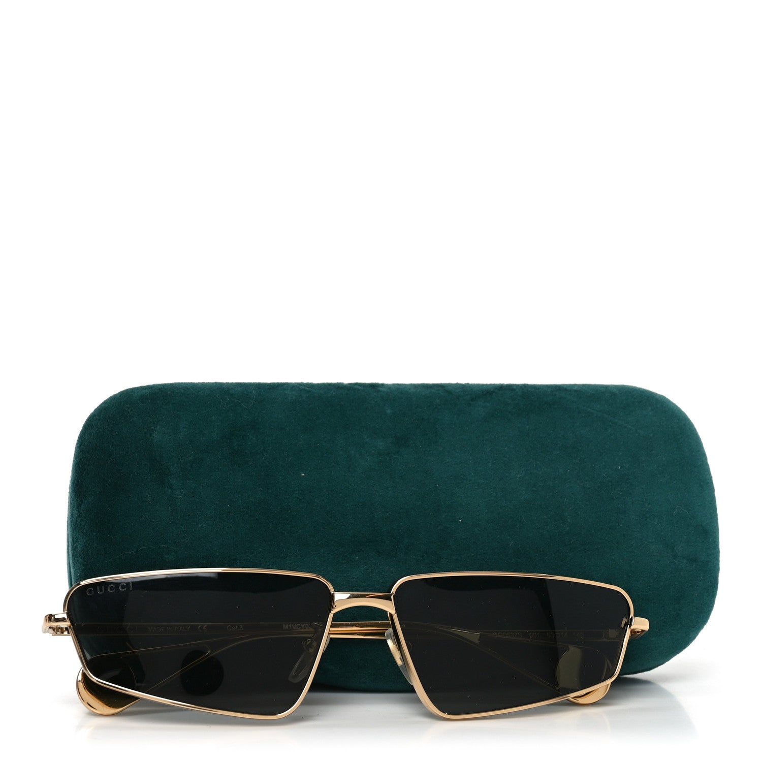 Gucci Metal Cat Eye Sunglasses GG0537S Gold 7 of 7