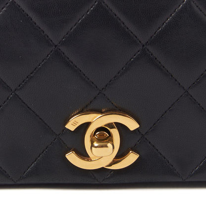 Chanel Lambskin Quilted Small Single Flap Black 10 of 10