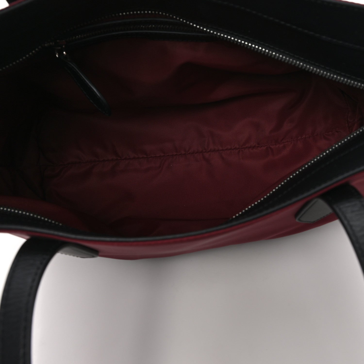Burberry Nylon Logo Small Ardwell Tote Burgundy 5 of 10