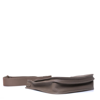 Hermes Taurillon Clemence Evelyne III PM Etoupe 3 of 5