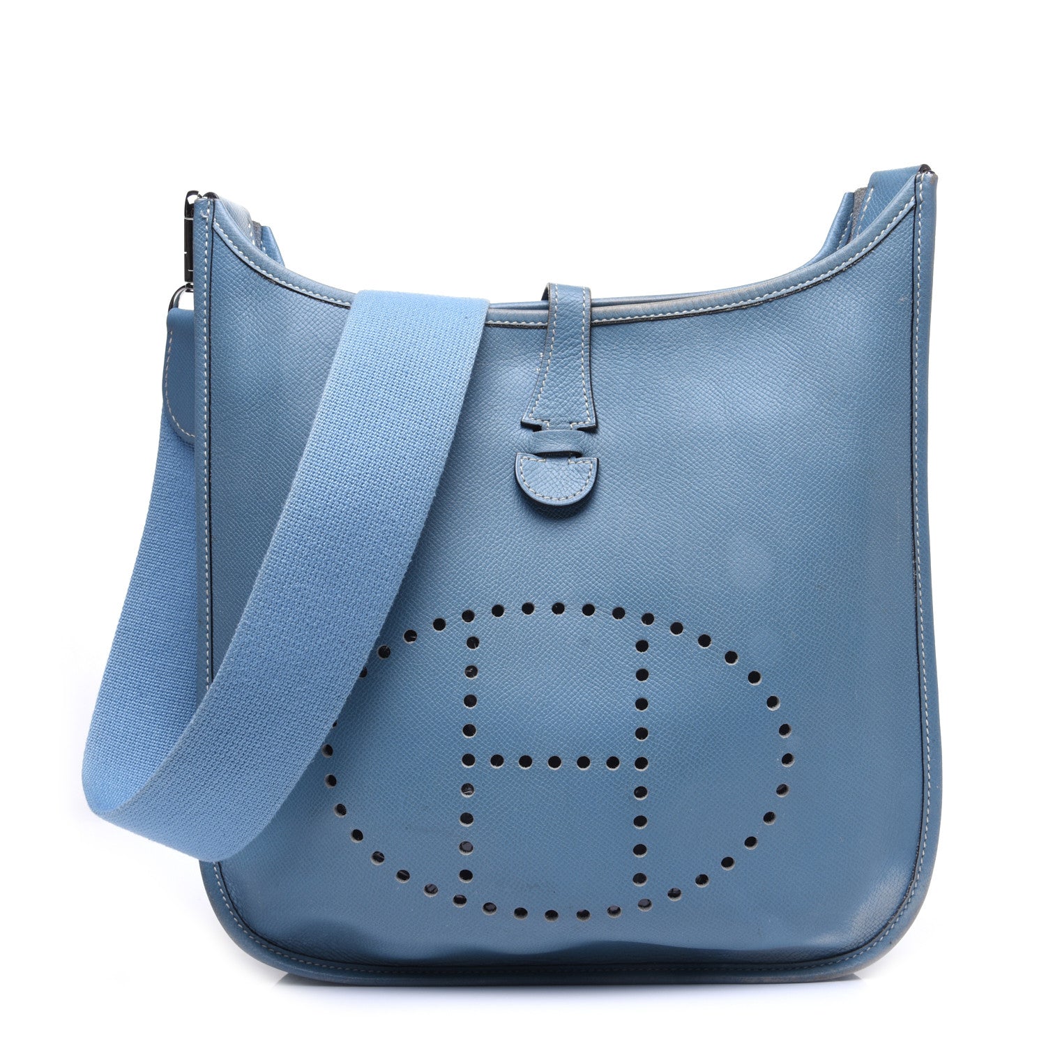 Hermes Epsom Evelyne PM Blue Jean 1 of 12