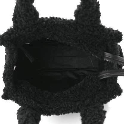 Marc Jacobs Polyester Cotton Mini The Teddy Traveler Tote Bag Black 5 of 9