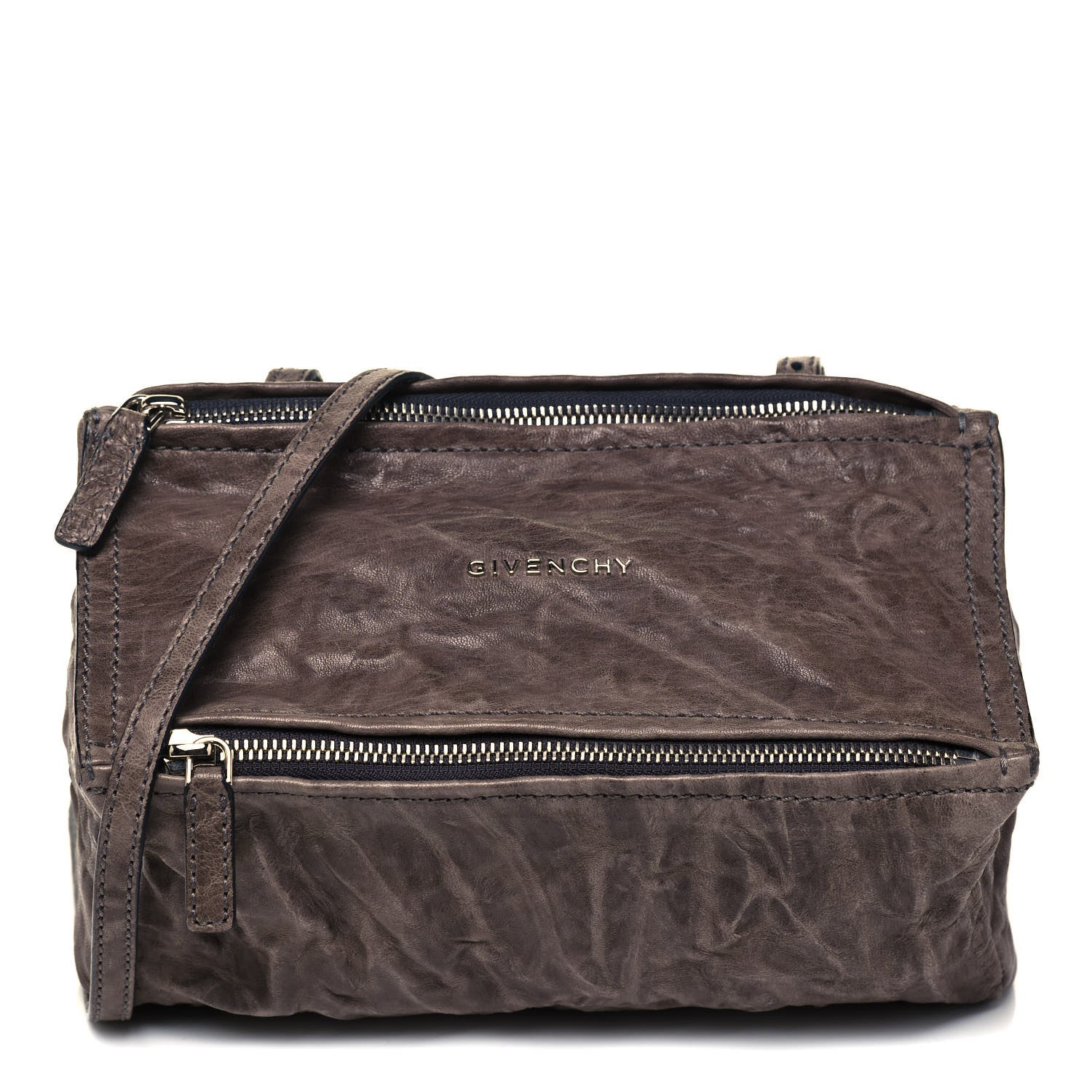 Givenchy Tumbled Sheepskin Mini Pandora Charcoal 1 of 11