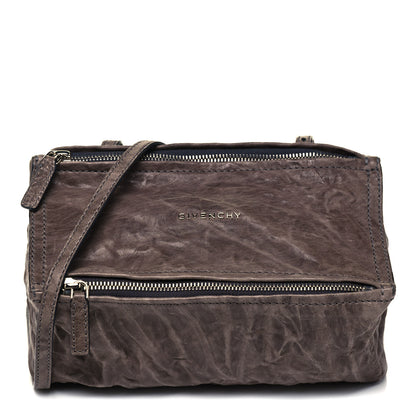 Givenchy Tumbled Sheepskin Mini Pandora Charcoal 1 of 11