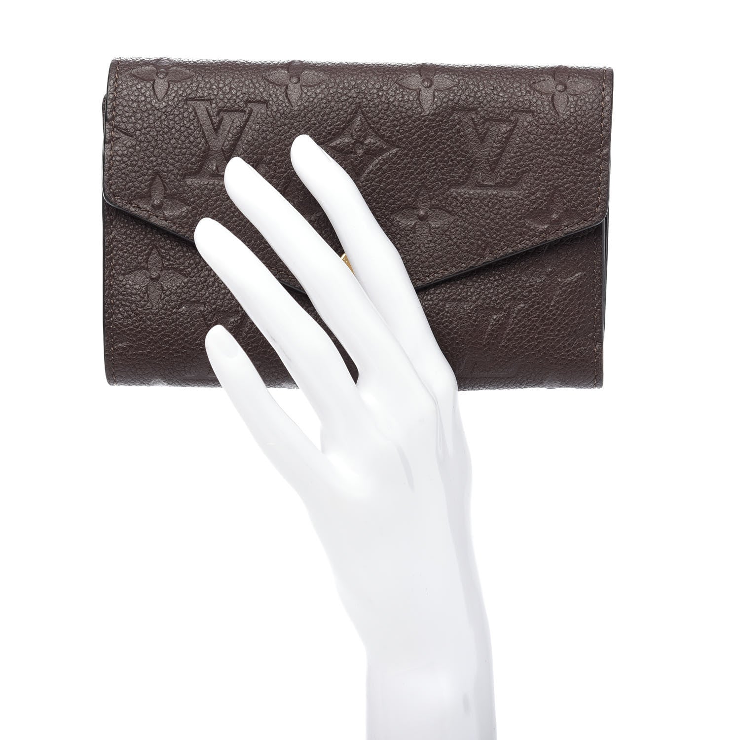 Louis Vuitton Empreinte Curieuse Compact Wallet Terre 2 of 8
