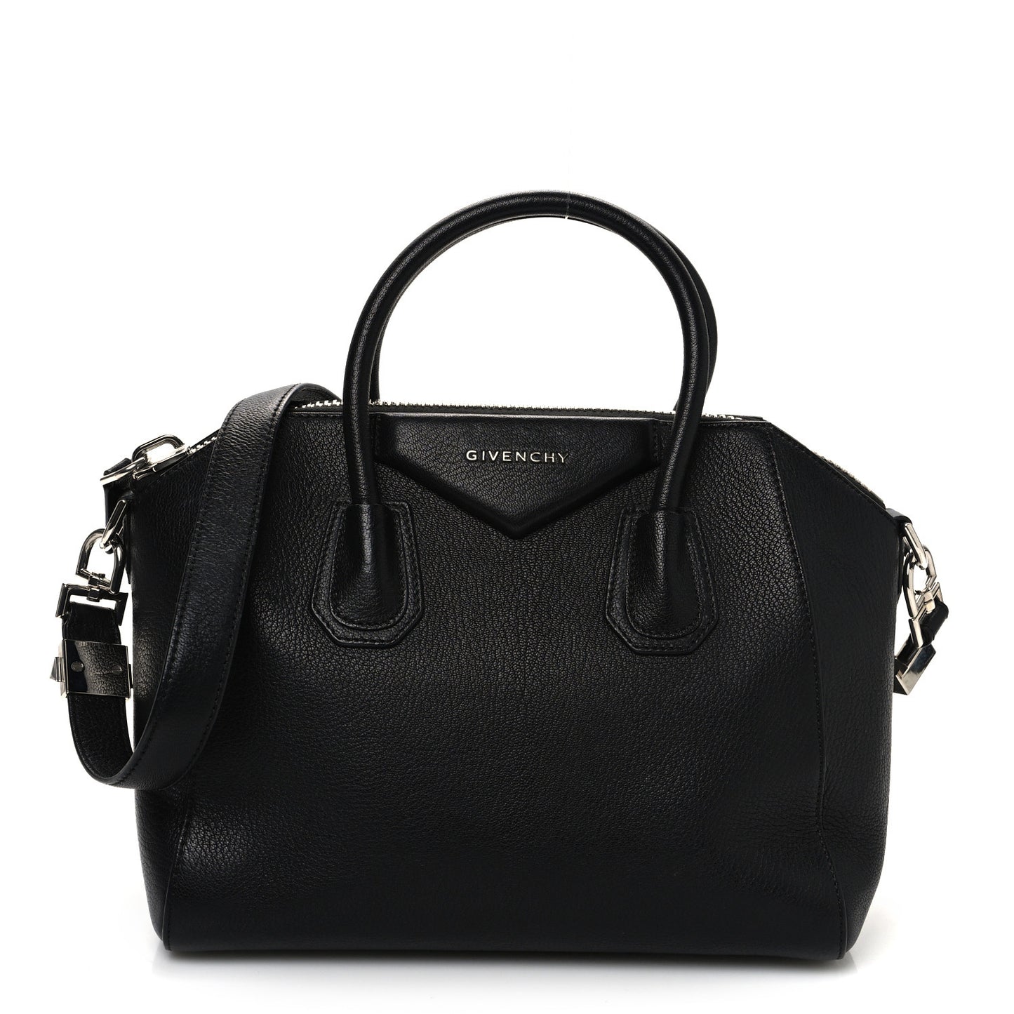 Sugar Goatskin Small Antigona Black