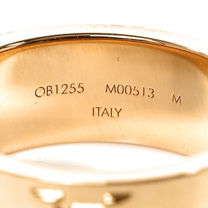 Louis Vuitton Metal LV Instinct Set of 2 Rings M 63 10.25 Silver Gold 5 of 6