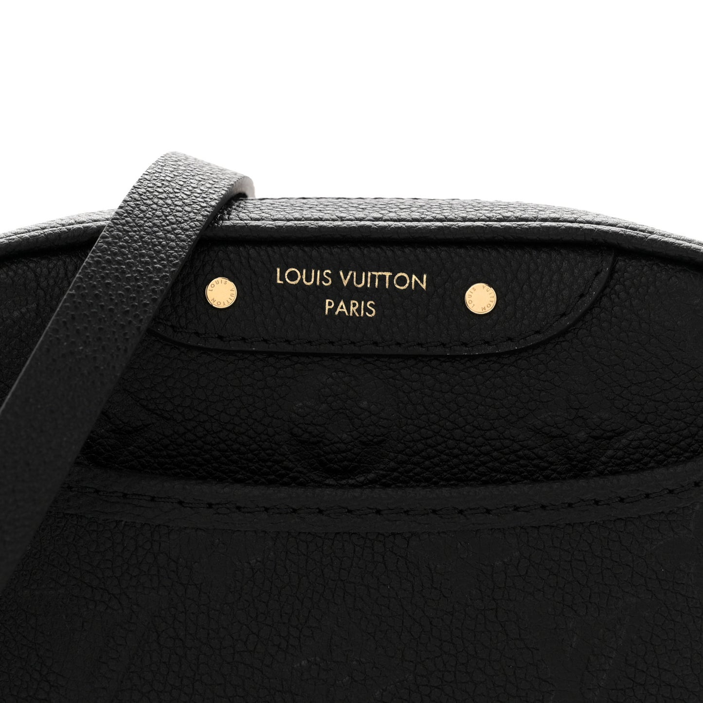 Empreinte Monogram Tiny Camera Bag Black