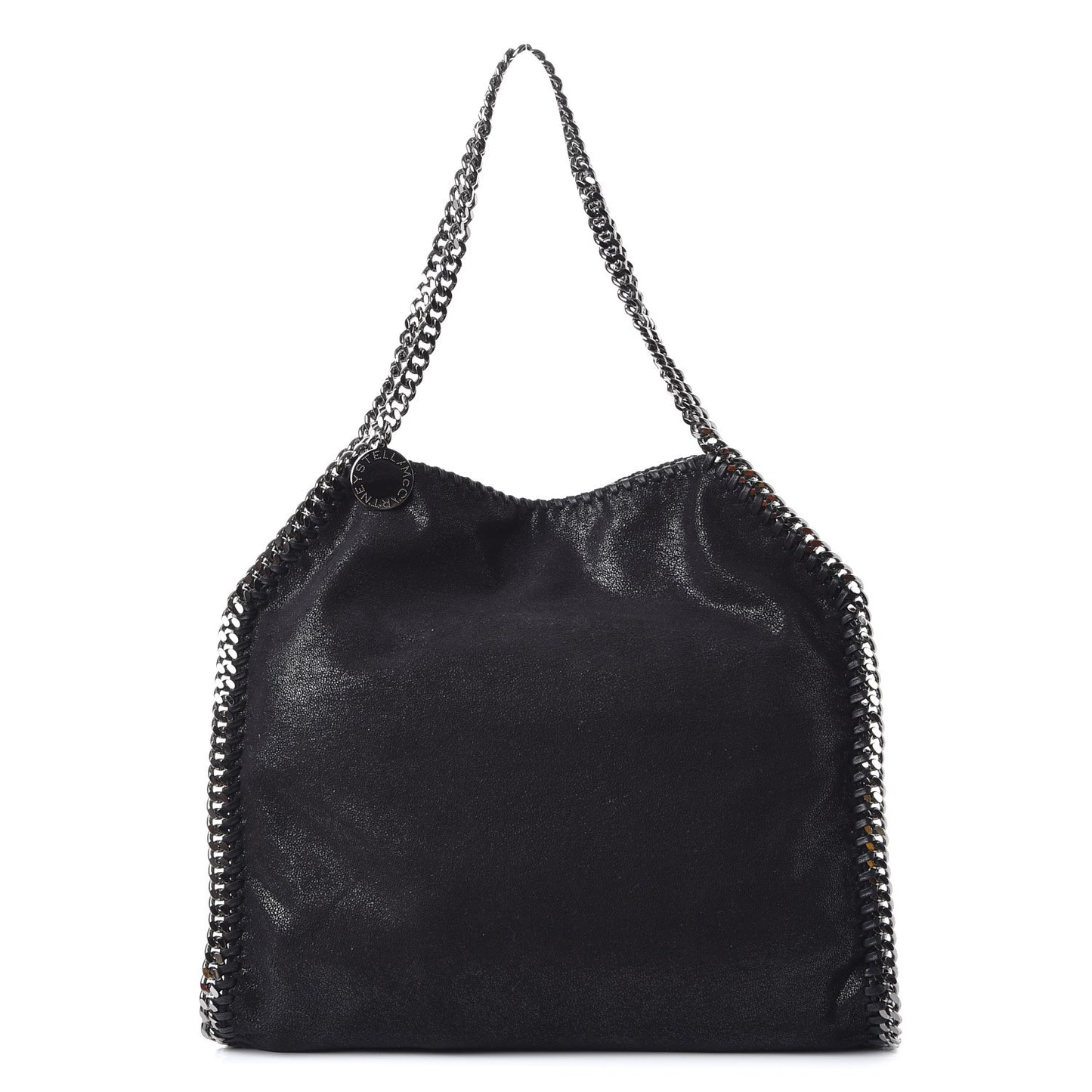 Shaggy Deer Small Falabella Tote Black