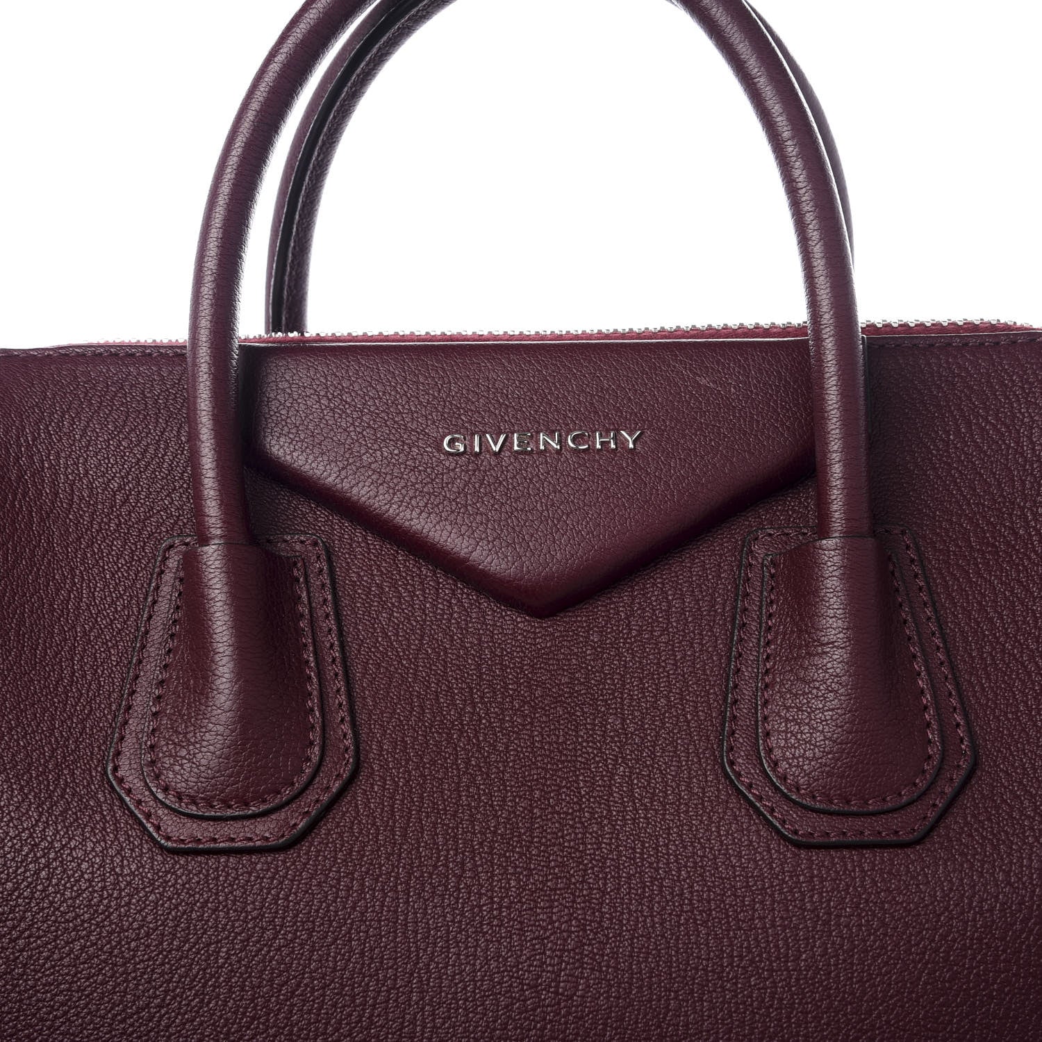 Givenchy Sugar Goatskin Medium Antigona Oxblood 8 of 8