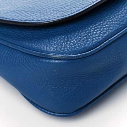 Gucci Pebbled Calfskin Medium Soho Flap Crossbody Caspian 10 of 14