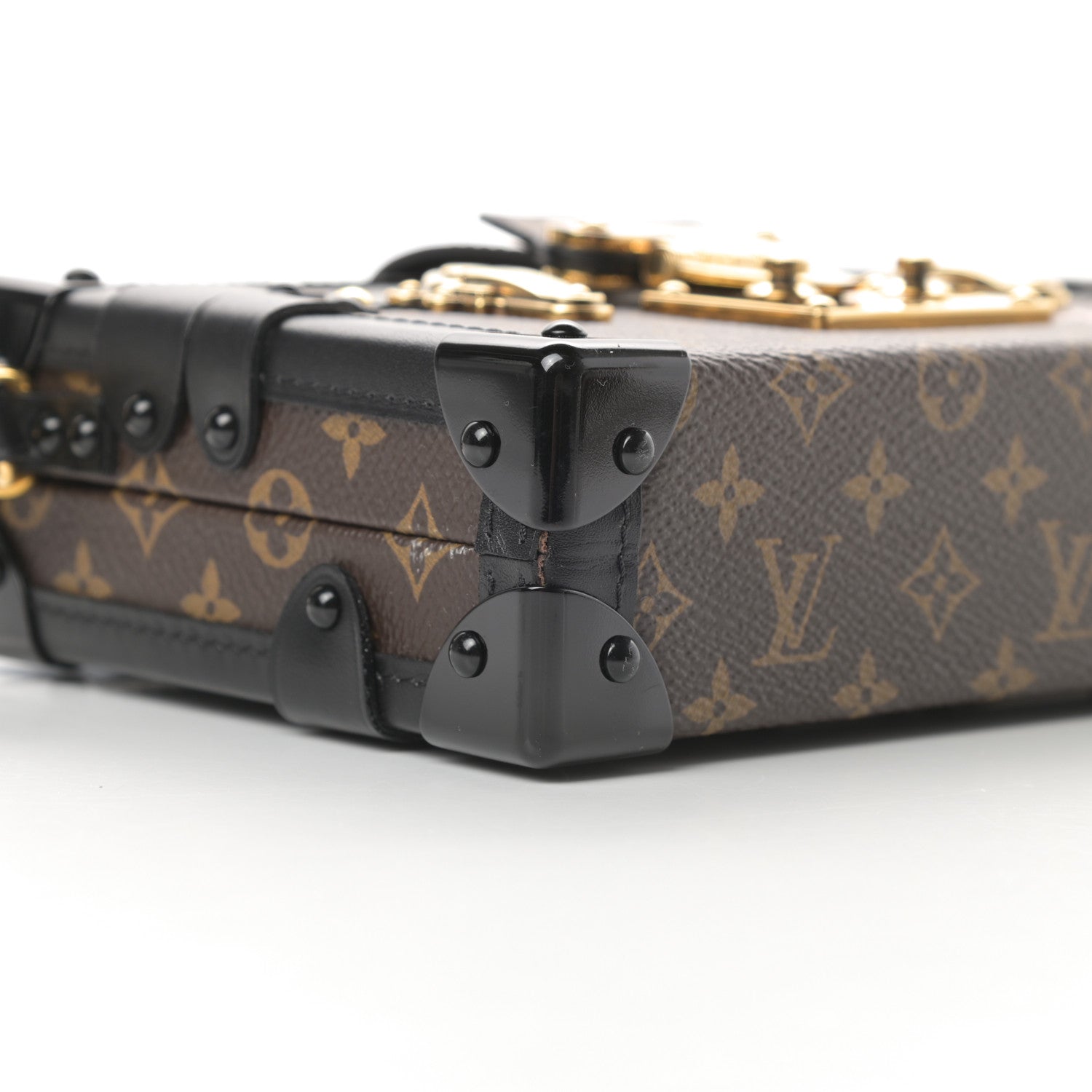 Louis Vuitton Monogram Petite Malle Black 9 of 12
