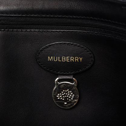 Mulberry Nappa Perforated Blossom Tote Black 8 of 10