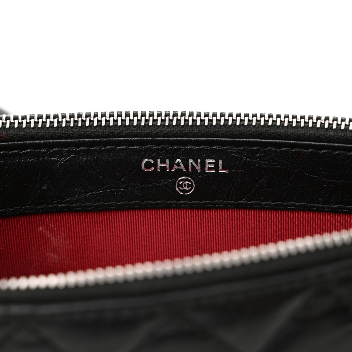 Chanel Aged Calfskin Quilted Small Gabrielle Clutch With Chain Black 6 of 16
