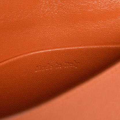 Celine Baby Grained Calfskin Small Trotteur Light Orange 7 of 9