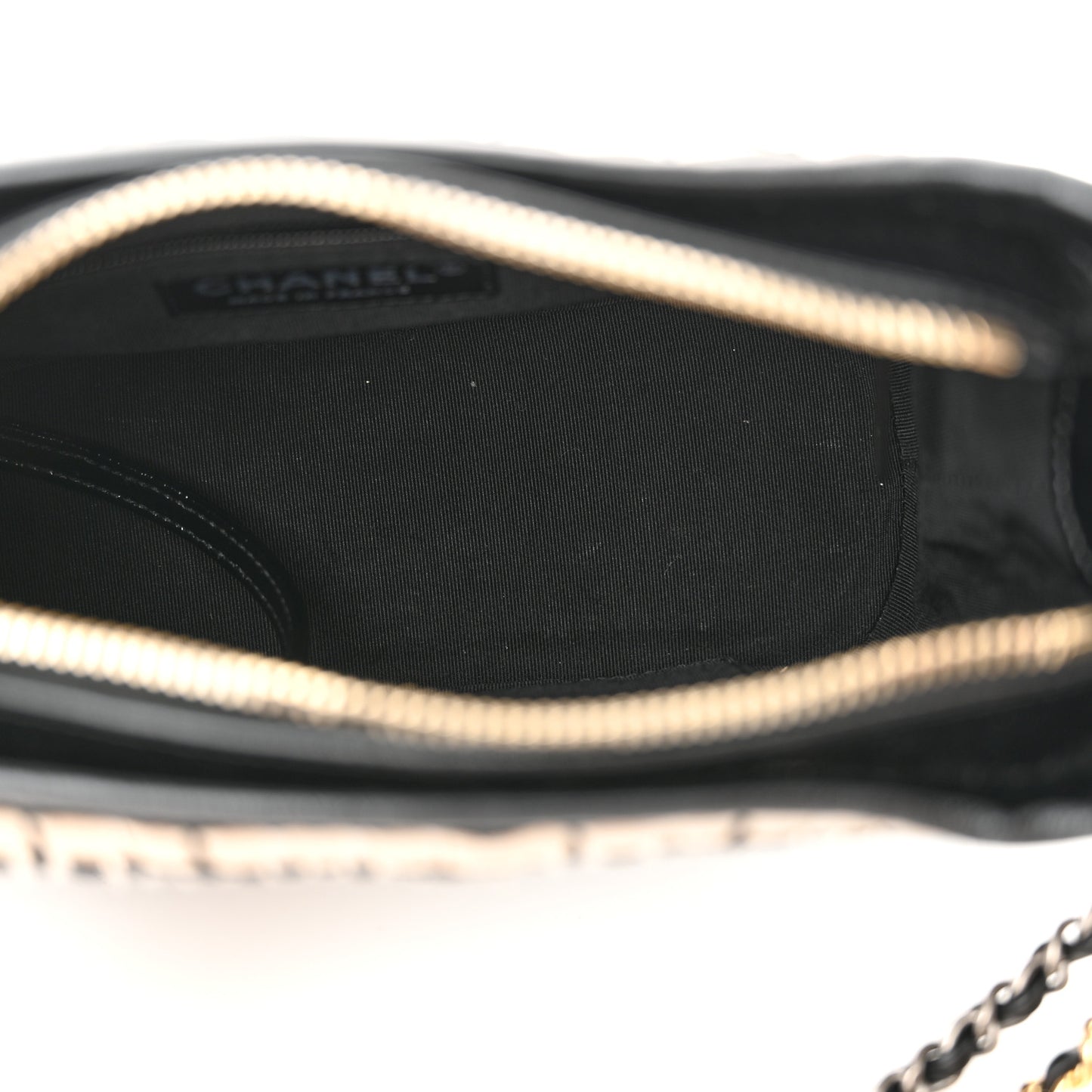 Tweed Calfskin Quilted Small Gabrielle Hobo Black Multicolor