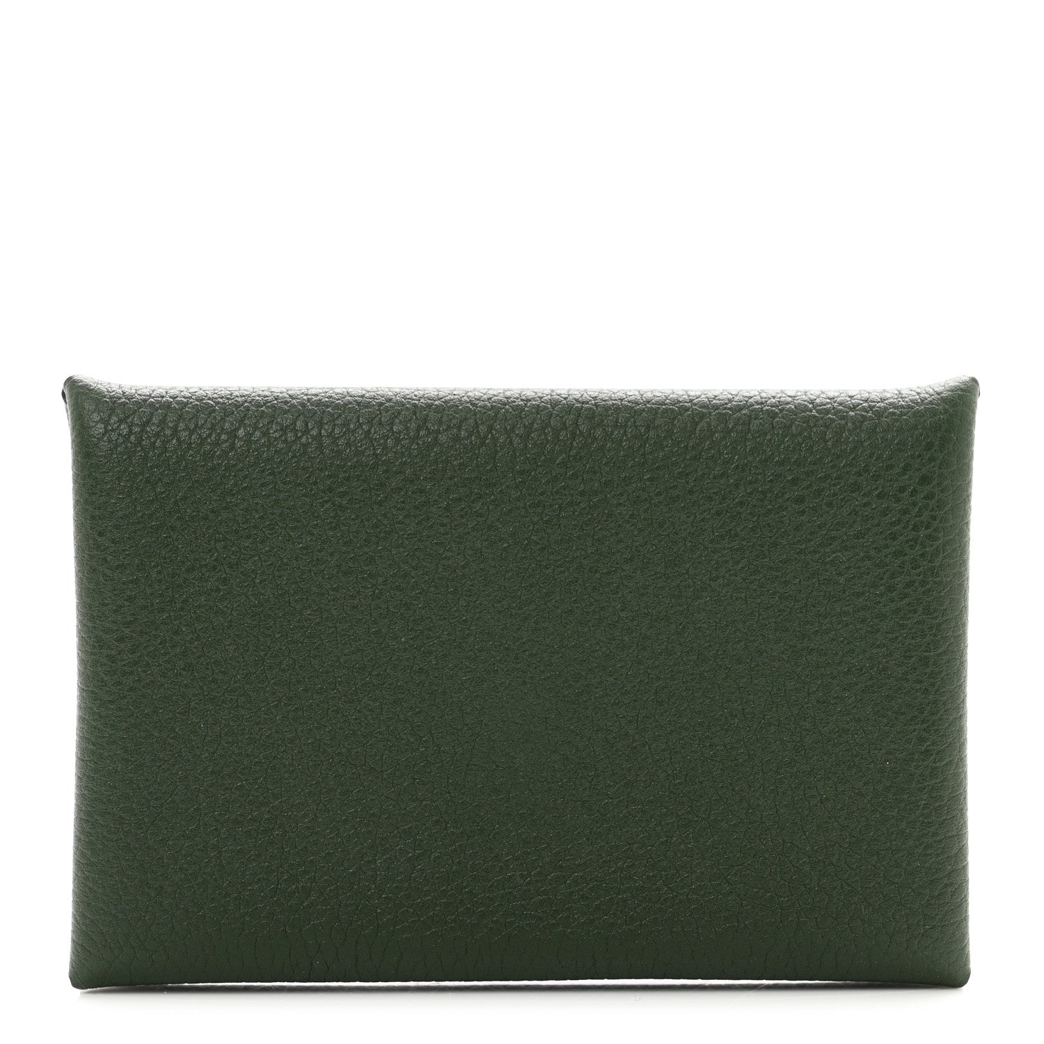 Hermes Evercolor Calvi Card Case Vert Anglais 1 of 6