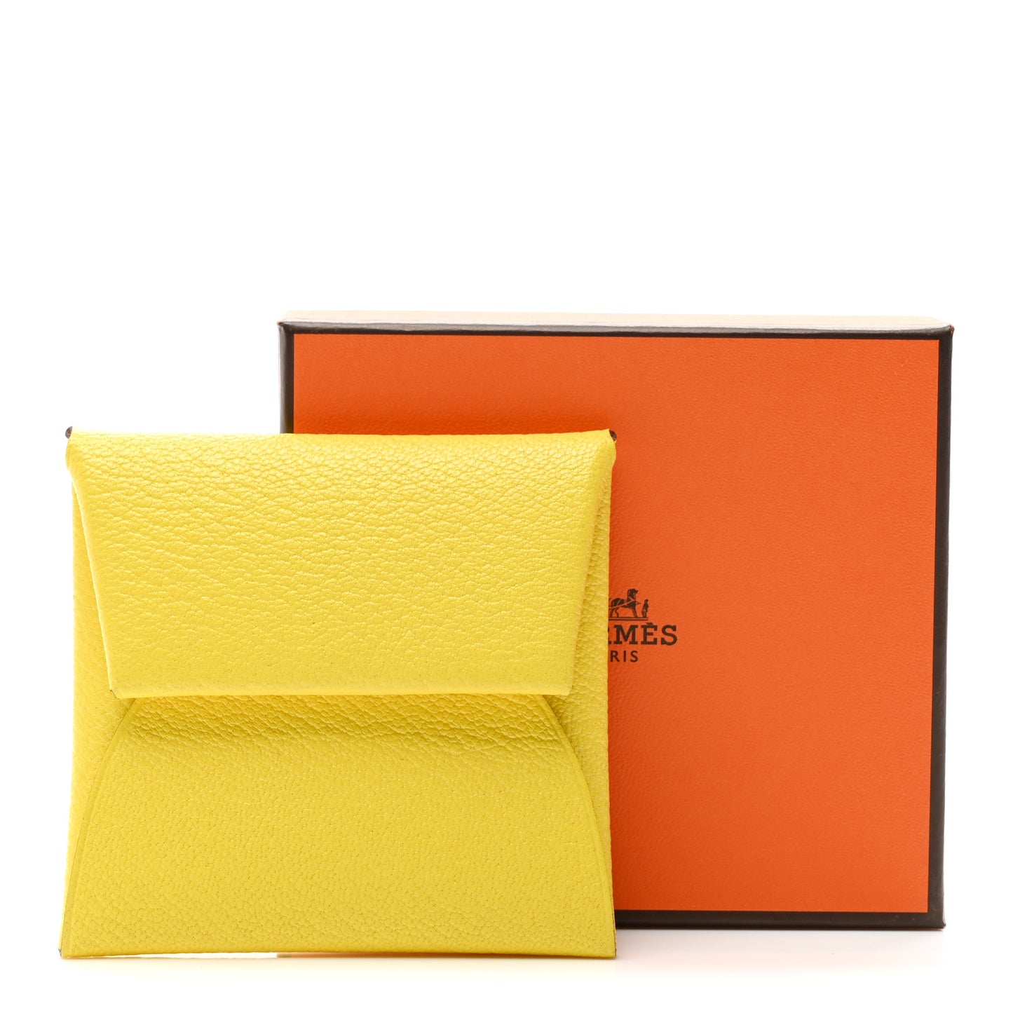 Chevre Mysore Bastia Coin Purse Jaune Citron
