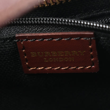 Burberry Vintage Check Studded Tote Chocolate 6 of 10