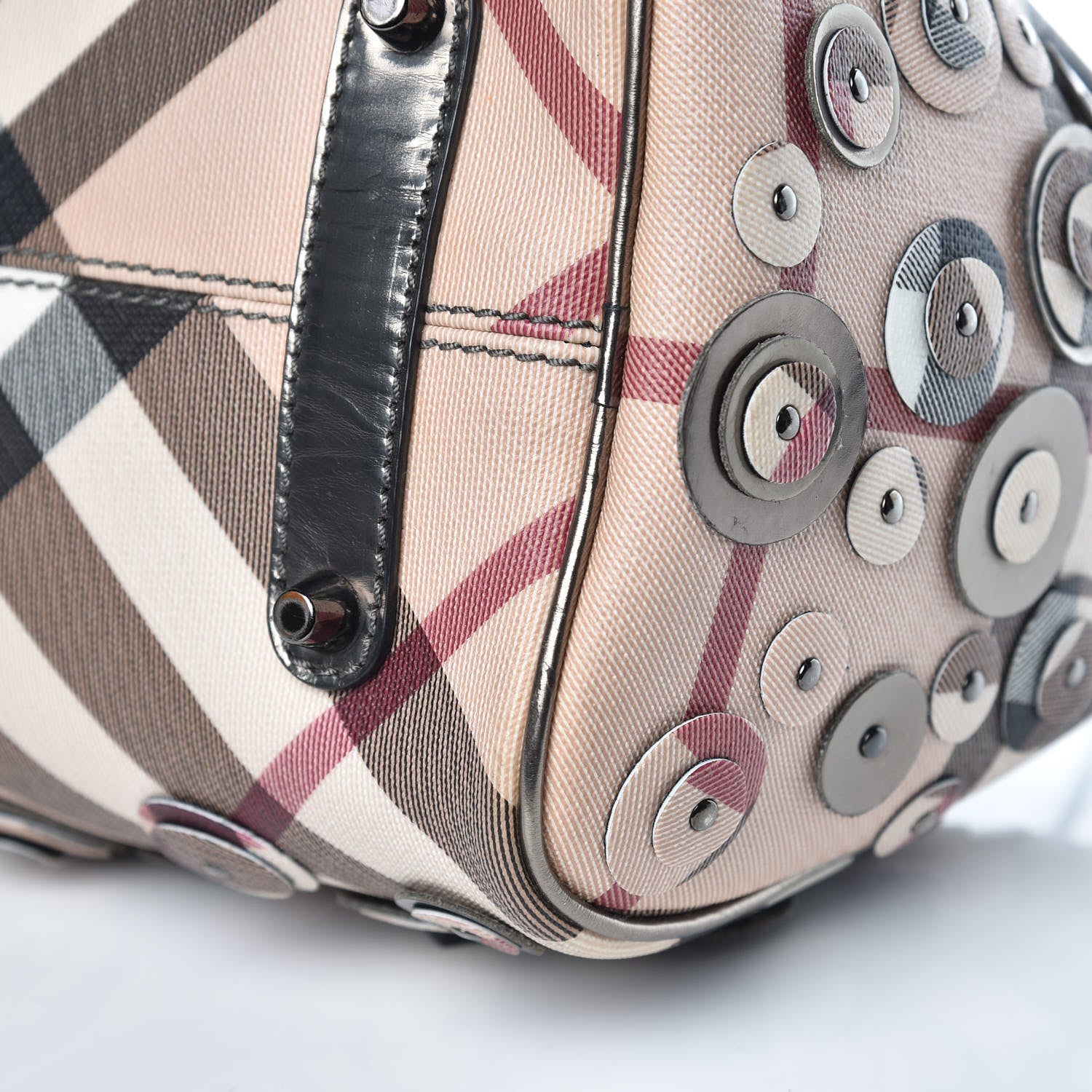 Burberry Supernova Check Embellished Bowler 14 of 19