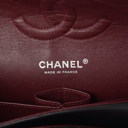 Chanel Lambskin Quilted Medium Double Flap Black 8 of 13