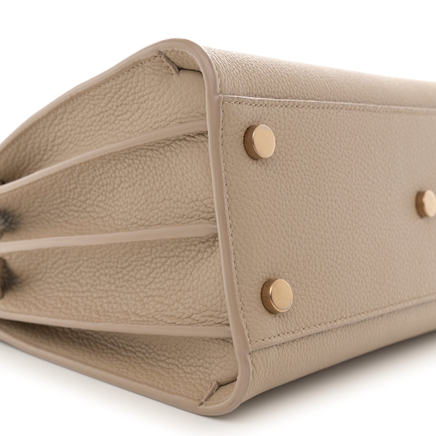 Grained Calfskin Baby Sac De Jour Souple Sea Salt
