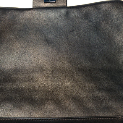 Chanel Metallic Goatskin Quilted Medium Rock In Rome Flap Charcoal 12 of 14