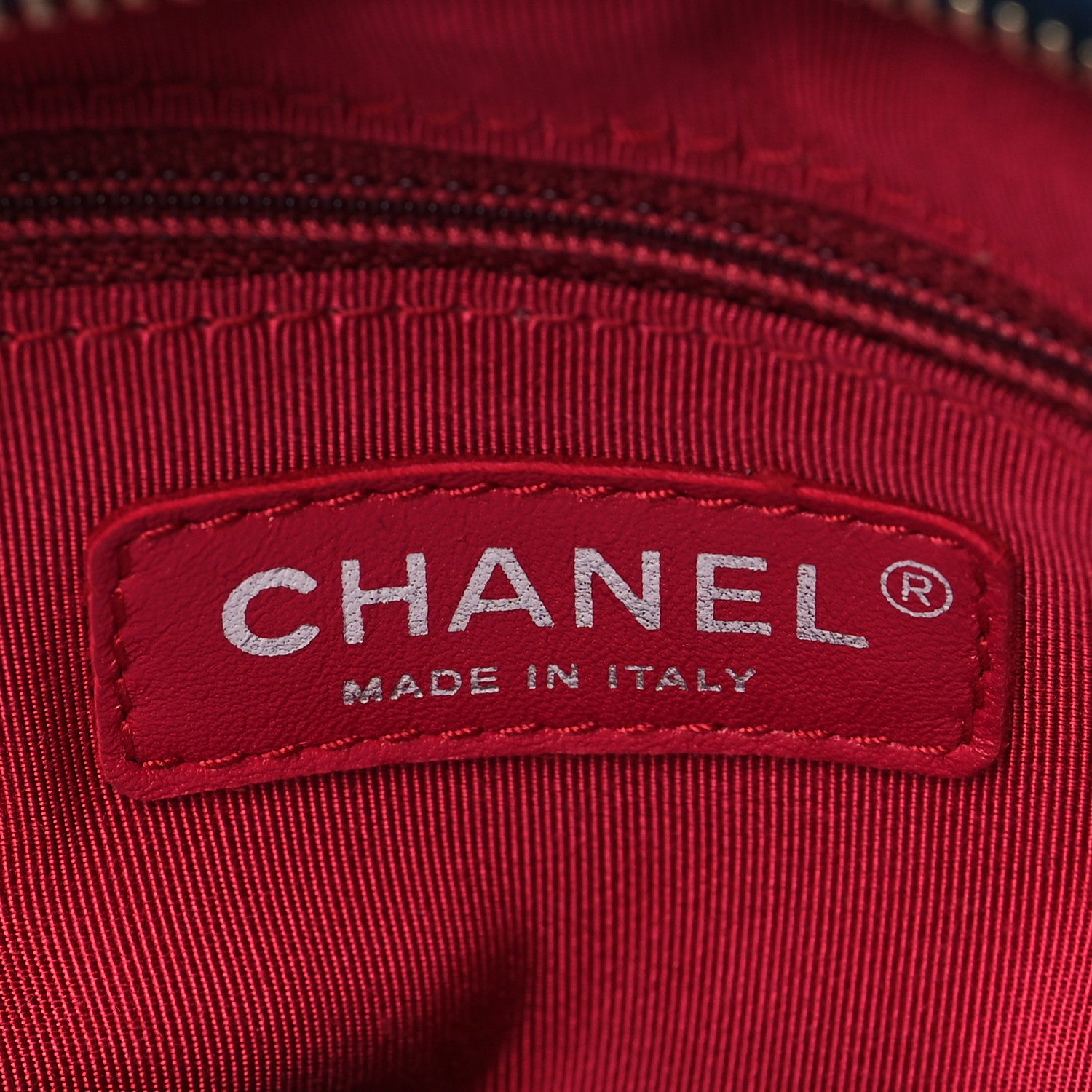 Chanel Aged Calfskin Quilted Large Gabrielle Shopping Tote Blue 6 of 10