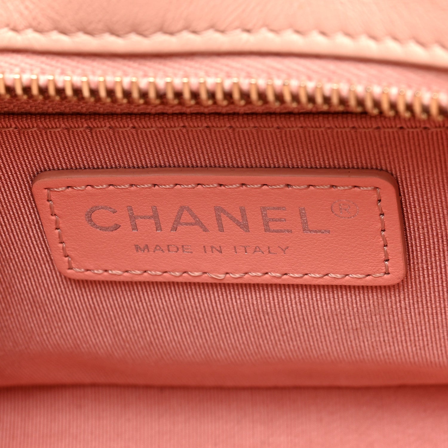 Chanel Aged Calfskin Chevron Quilted Small Gabrielle Hobo Pink 6 of 10