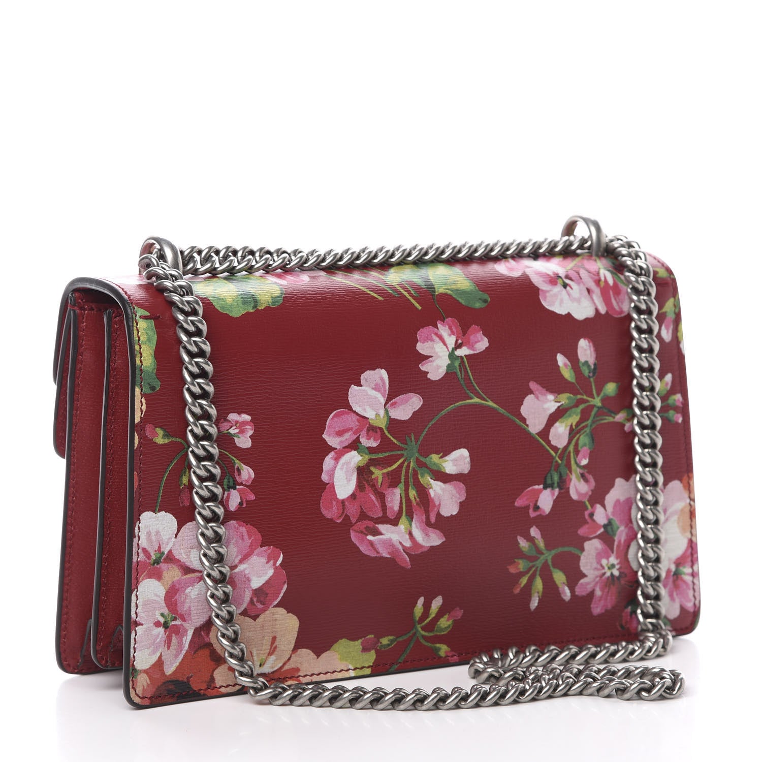 Gucci Calfskin Blooms Print Small Dionysus Shoulder Bag Romantic Cherry Multicolor 3 of 10