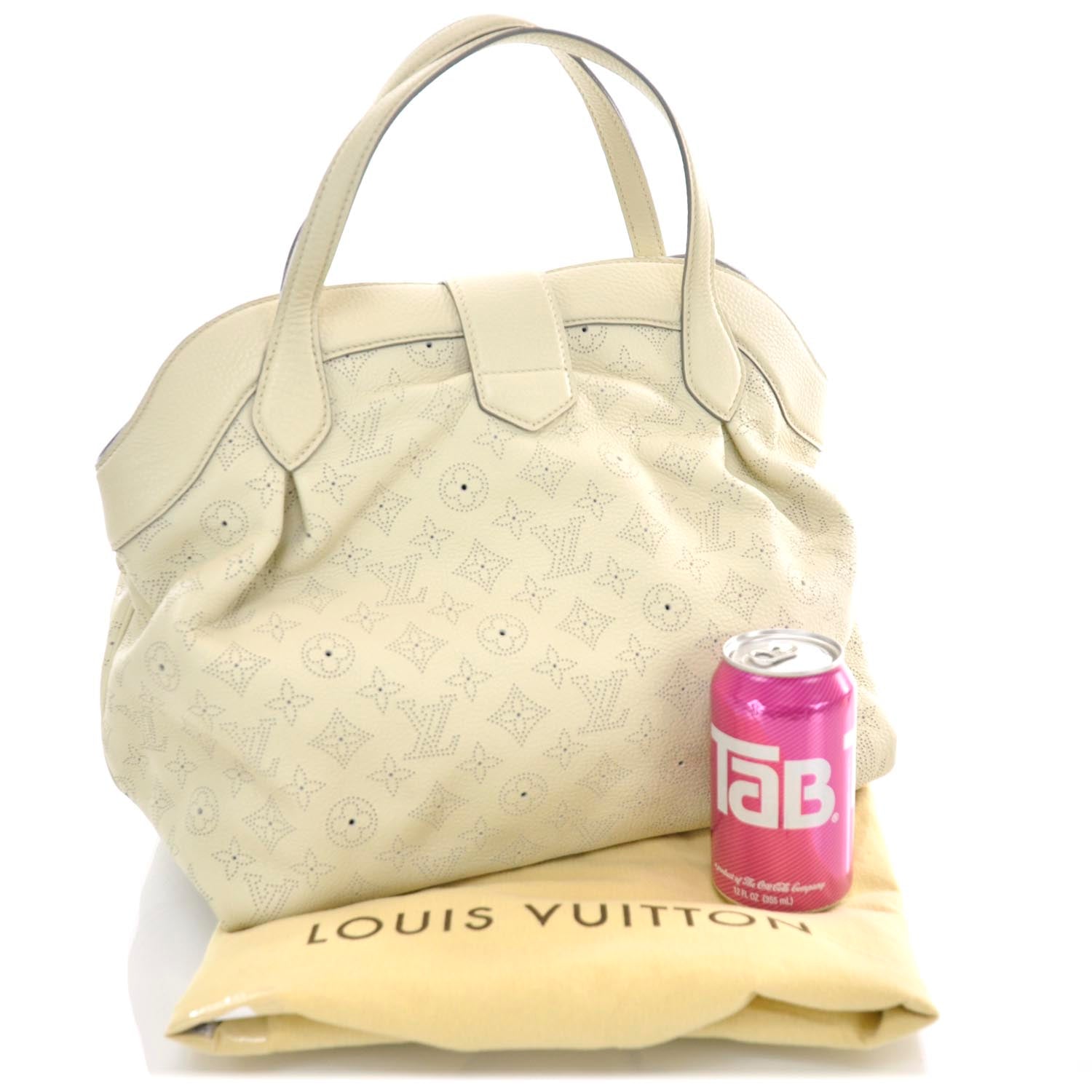 Louis Vuitton Mahina Cirrus MM Ivory 3 of 10