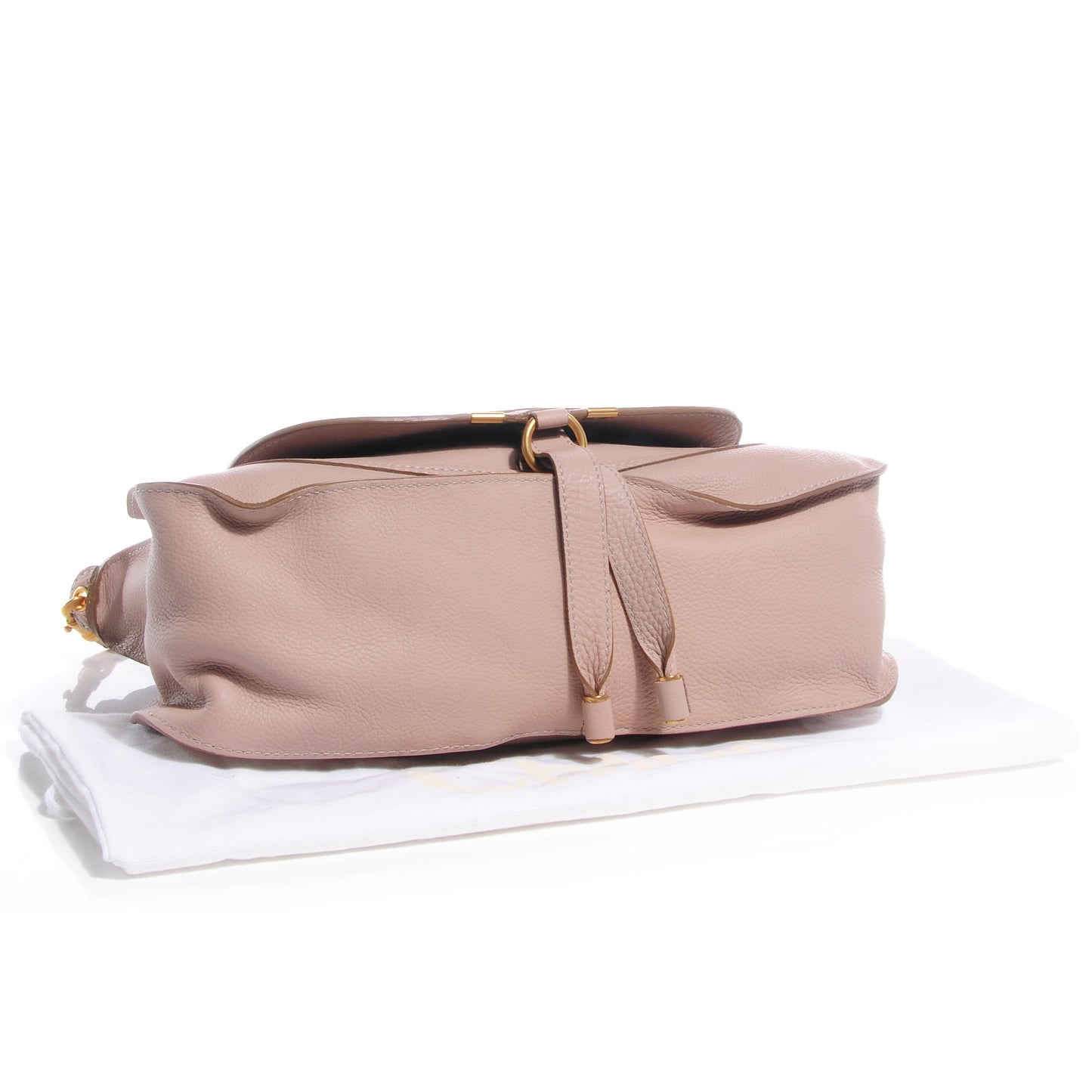 Calfskin Medium Marcie Satchel Light Pink