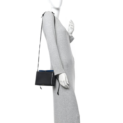 Celine Smooth Lambskin Trio Flap Black 2 of 10