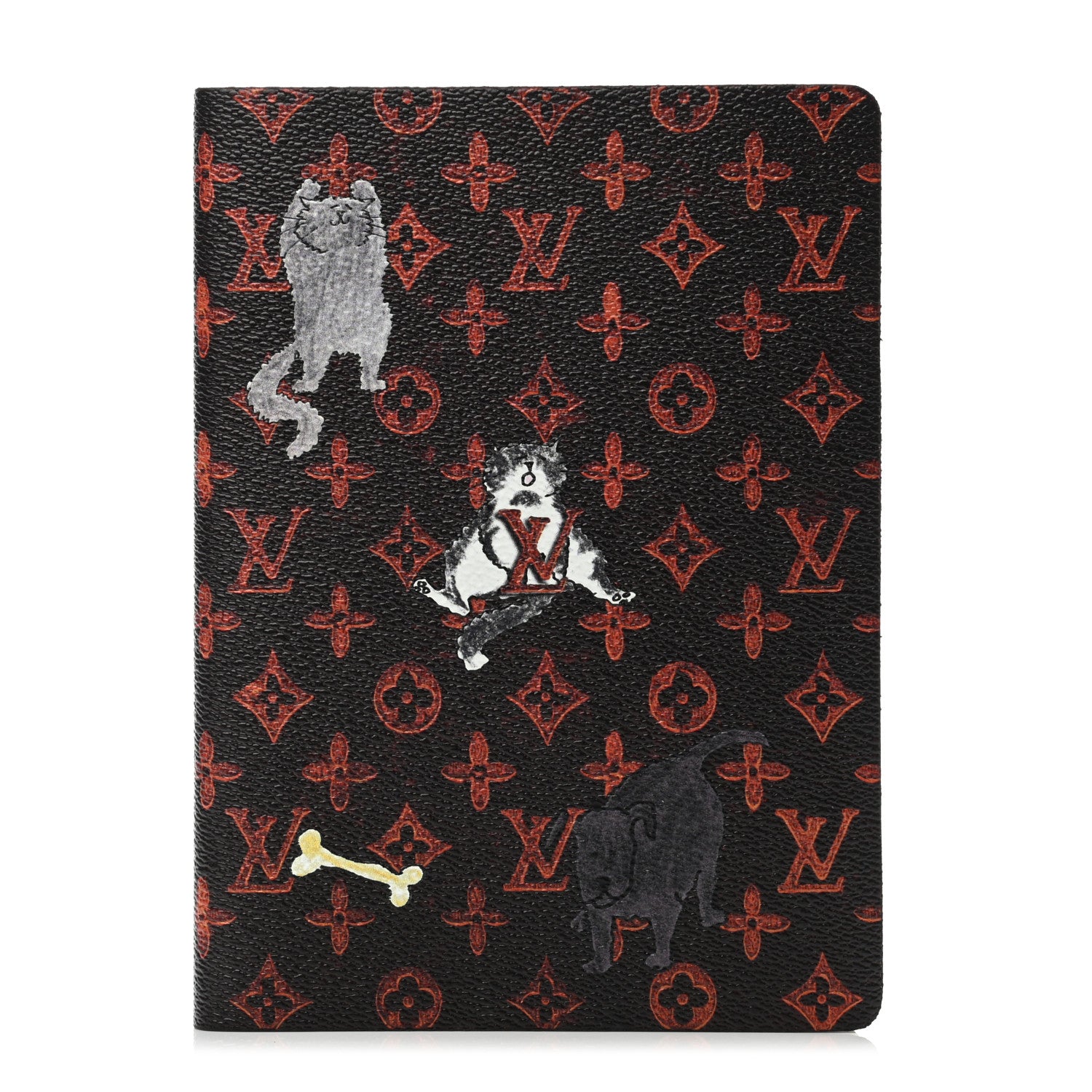 Louis Vuitton Catogram Clemence Notebook MM Marron 1 of 4