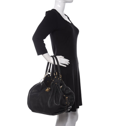 Louis Vuitton Mahina L Black 2 of 13