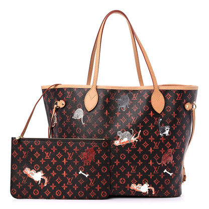 Louis Vuitton Catogram Neverfull MM Marron 1 of 10