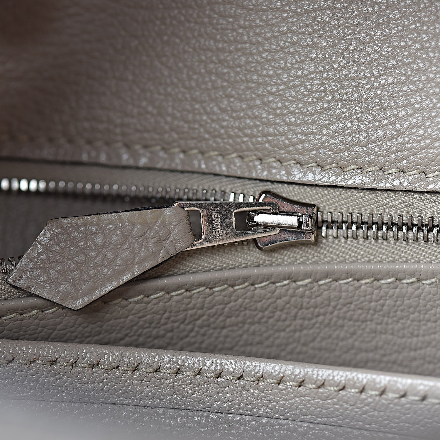 Hermes Taurillon Clemence Birkin 35 Gris Tourterelle 26 of 32