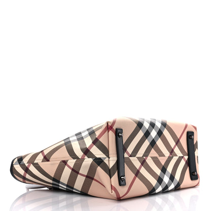 Burberry Nova Check Large Nickie Tote Black 4 of 10