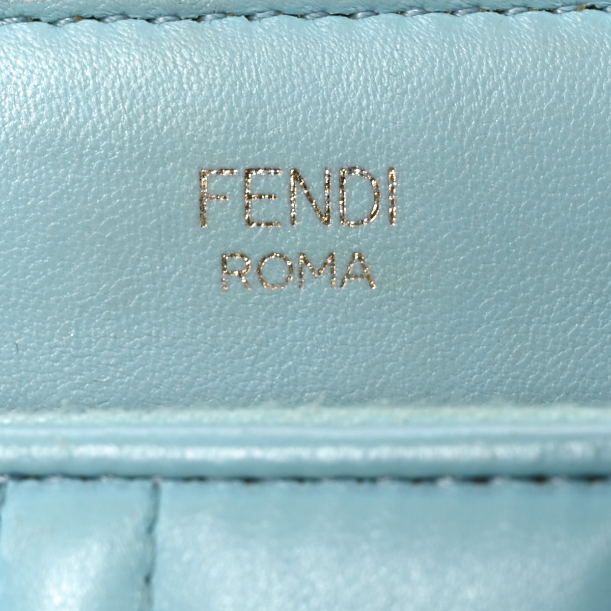 Shiny Nappa Trapuntata Small DotCom Click Top Handle Chain Satchel Light Blue